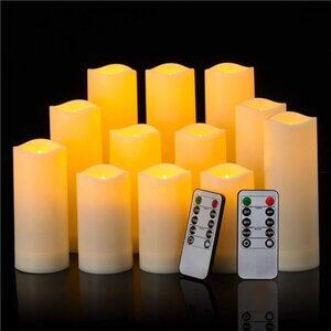New 12 Pack Flameless Candles Battery Operated Waterproof Led Candles